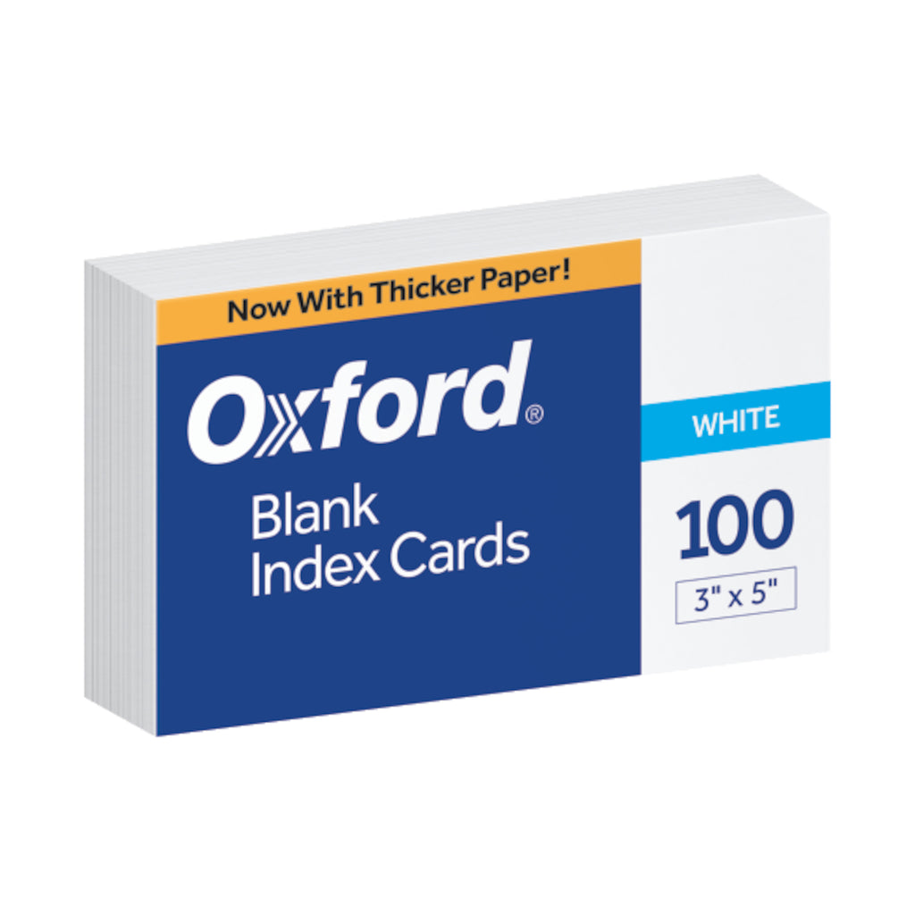 10pk 3x5 White Blank Index Cards 100ct