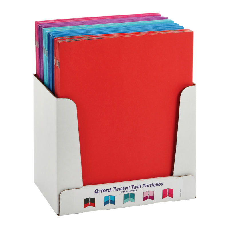 Twisted 2 Pocket Portfolio W-prongs Oxford