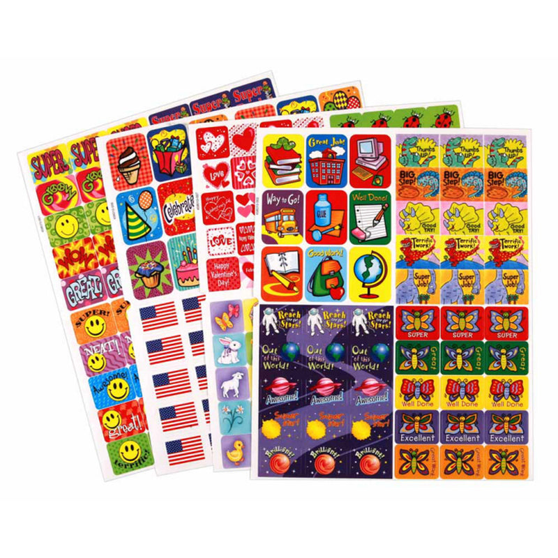 Jumbo Sticker Books 480 Ct Motivational