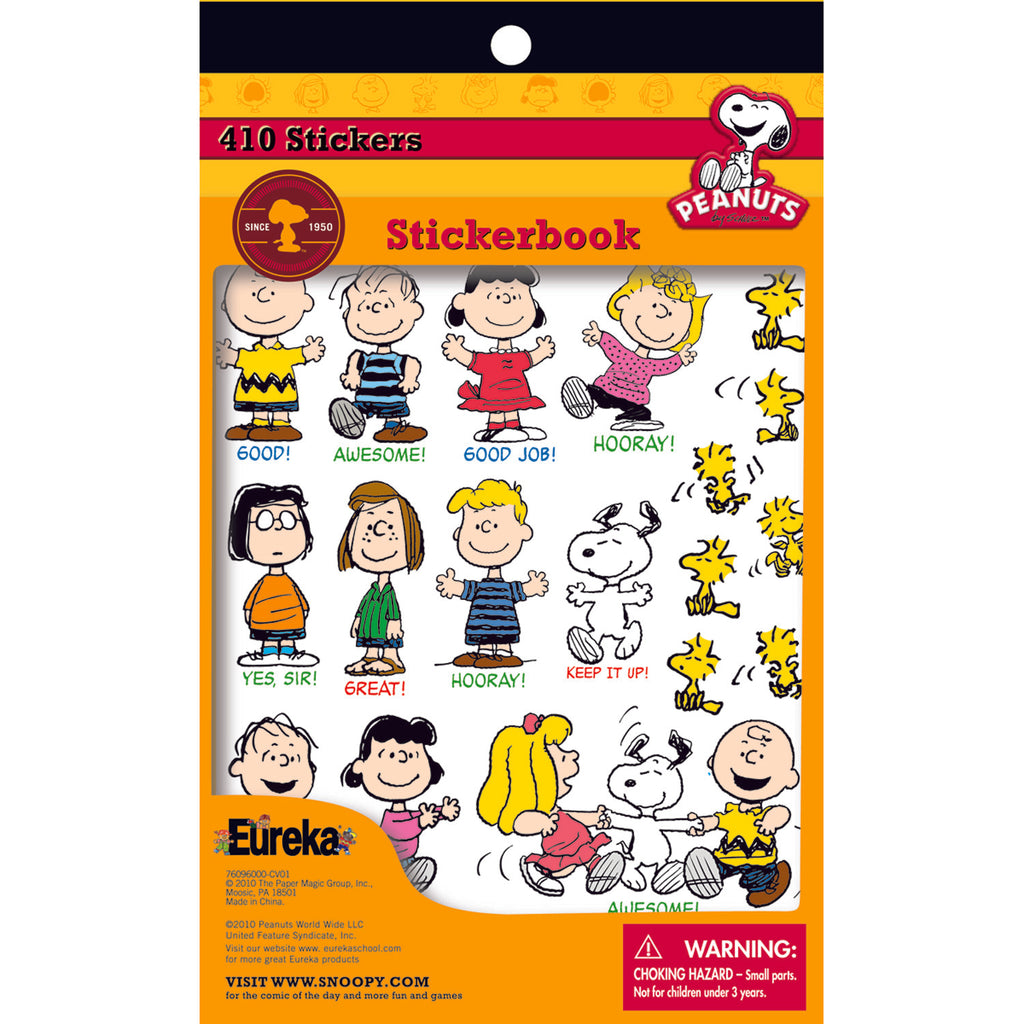 (3 Ea) Peanuts Sticker Book