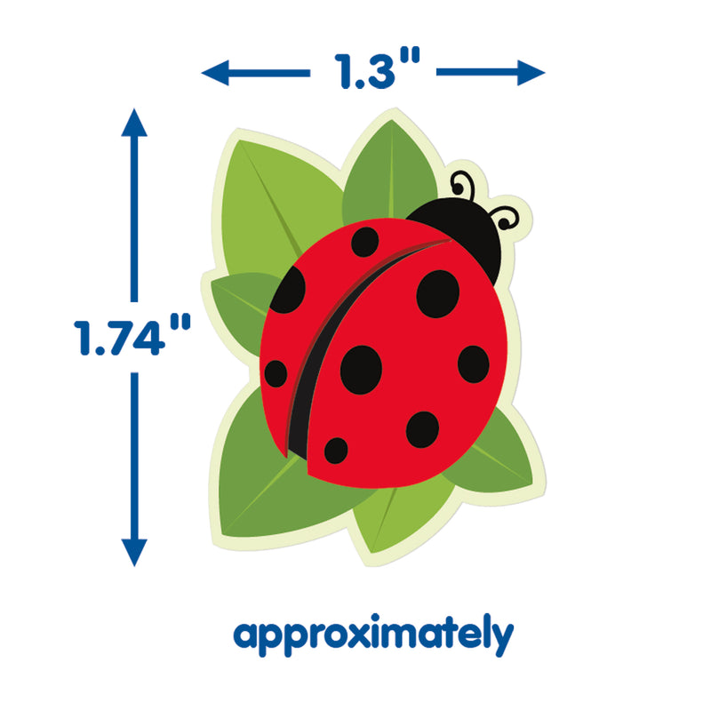 Ladybugs Giant Stickers, Pack of 36