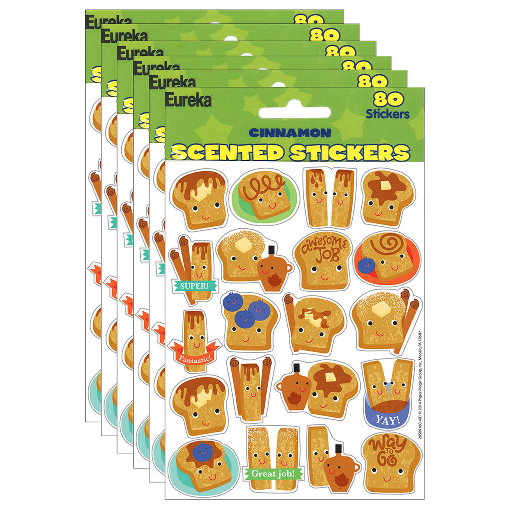 (6 Pk) Cinnamon Scented Stickers