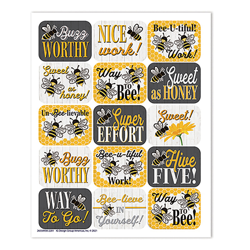 The Hive Success Stickers, 120 Per Pack, 12 Packs