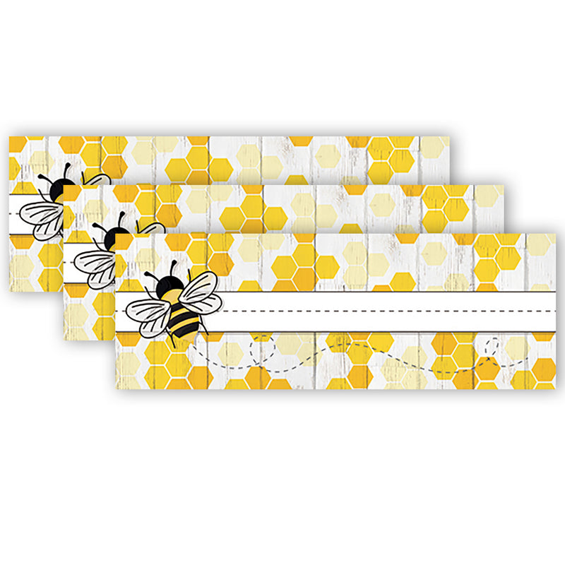 (3 Pk) The Hive Name Plates Self-adhesive