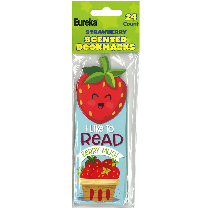 Strawberry Bookmarks Scented