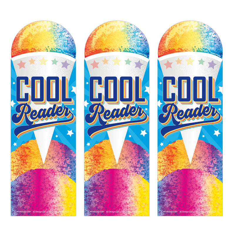 (3 Pk) Cool Reader Scented Bookmark