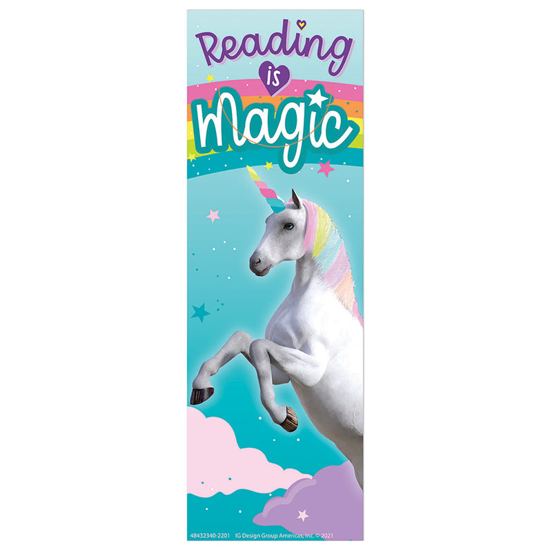 Unicorn Reading is Magic Bookmarks, 36 Per Pack, 6 Packs