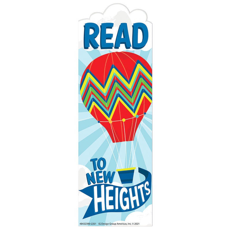 Hot Air Balloon New Heights Bookmarks, 36 Per Pack, 6 Packs