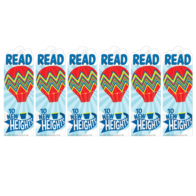 Hot Air Balloon New Heights Bookmarks, 36 Per Pack, 6 Packs