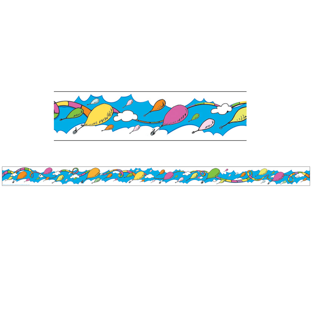 (6 Pk) Dr Seuss Oh The Places Balloons Deco Trim