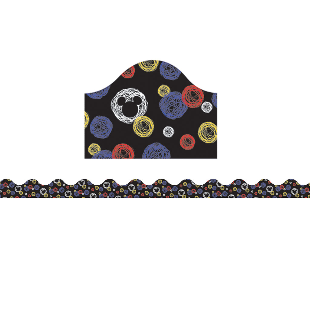 (6 Pk) Mickey Color Pop Deco Trim