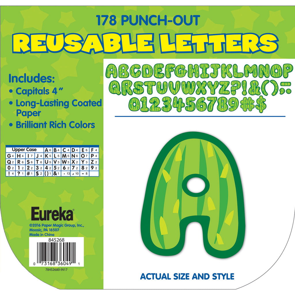 (3 Pk) A Sharp Bunch Cactus Deco Letters