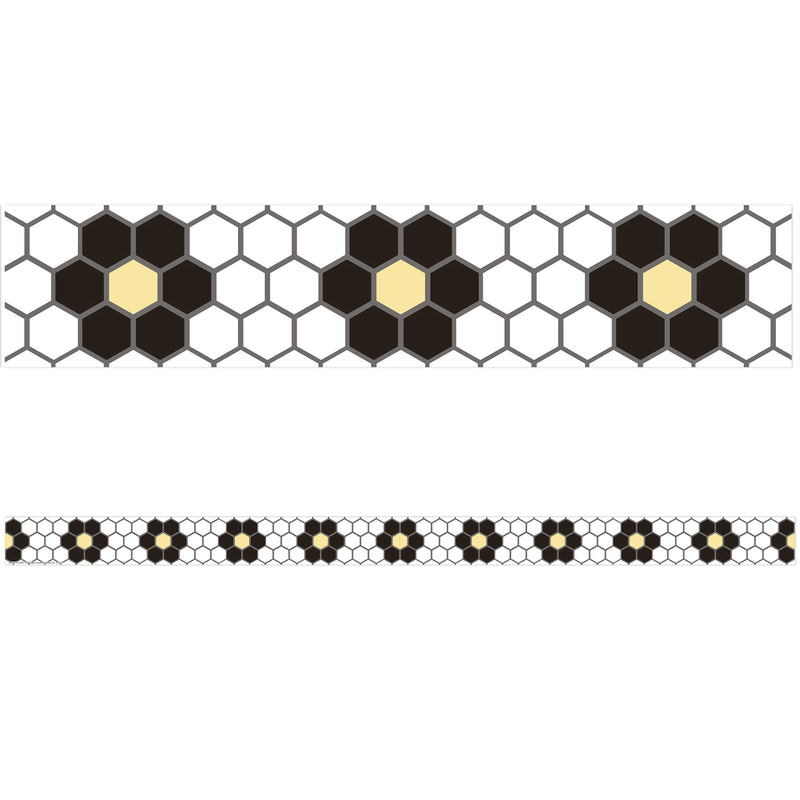 The Hive Floral Mosaic Deco Trim®, 37 Feet Per Pack, 6 Packs