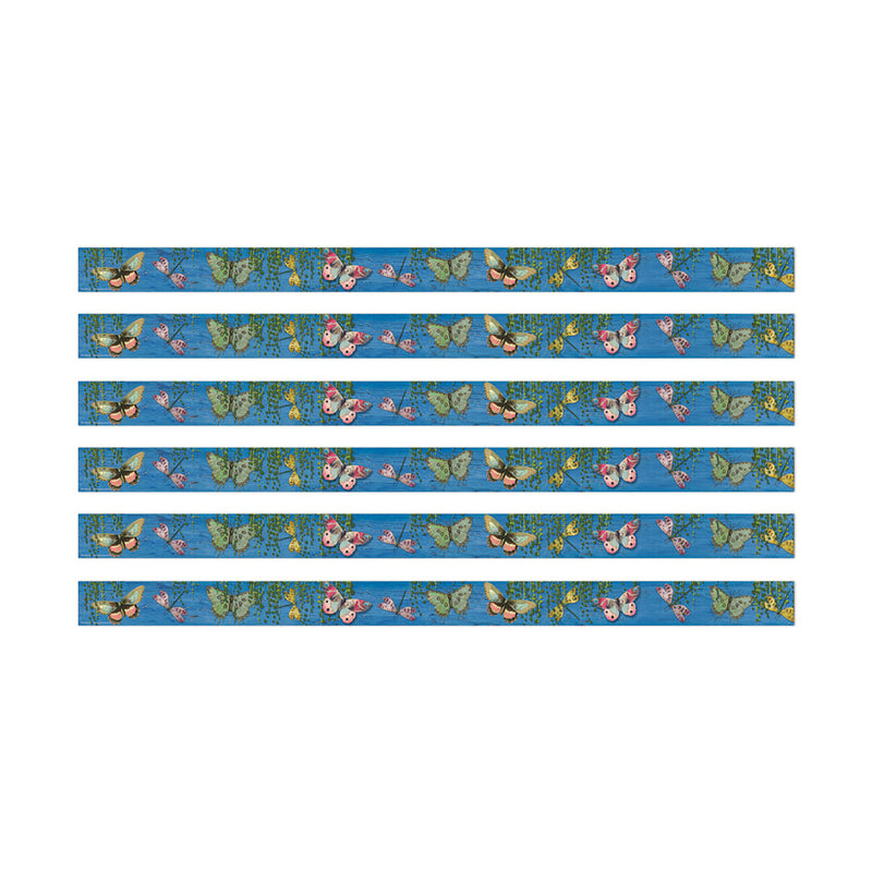 Curiosity Garden Butterfly Deco Trim®, 37 Feet Per Pack, 6 Packs