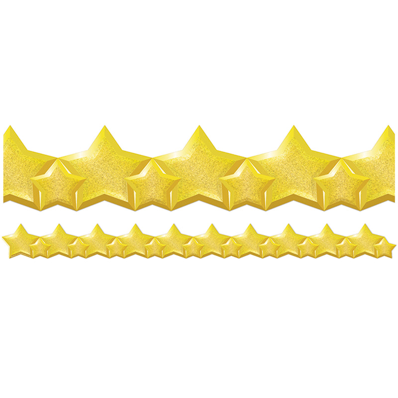 Stars Extra Wide Deco Trim®, 37 Feet Per Pack, 6 Packs