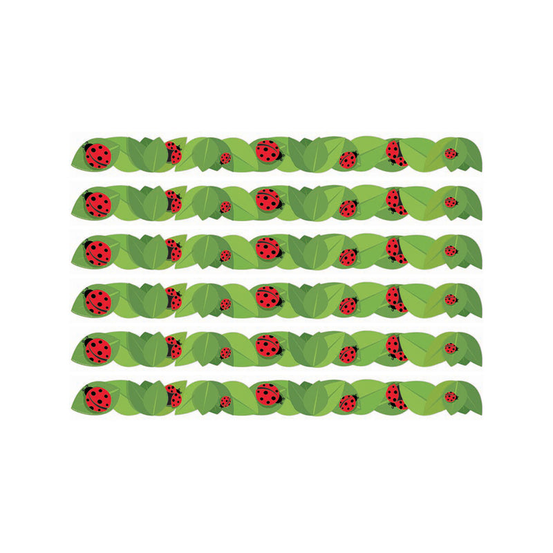 Ladybugs Extra Wide Deco Trim®, 37 Feet Per Pack, 6 Packs