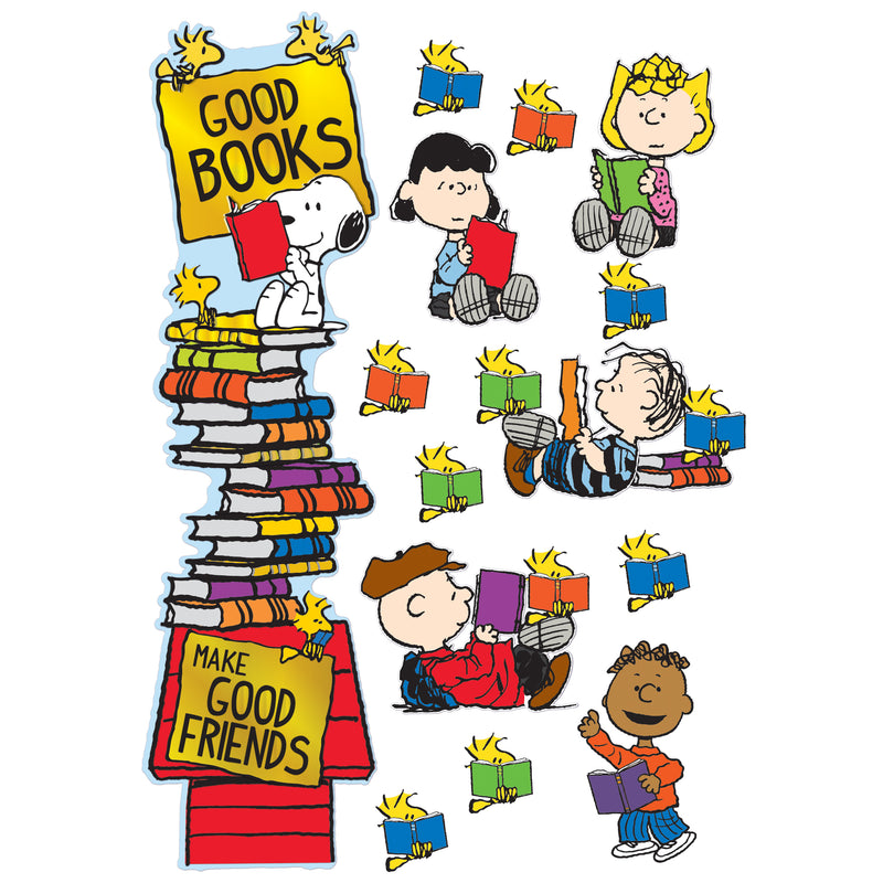 (3 Pk) Peanuts Reading Door D+cor Kit