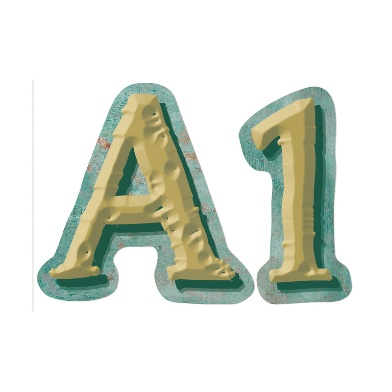 Curiosity Garden Deco Letters, 178 Per Pack, 3 Packs