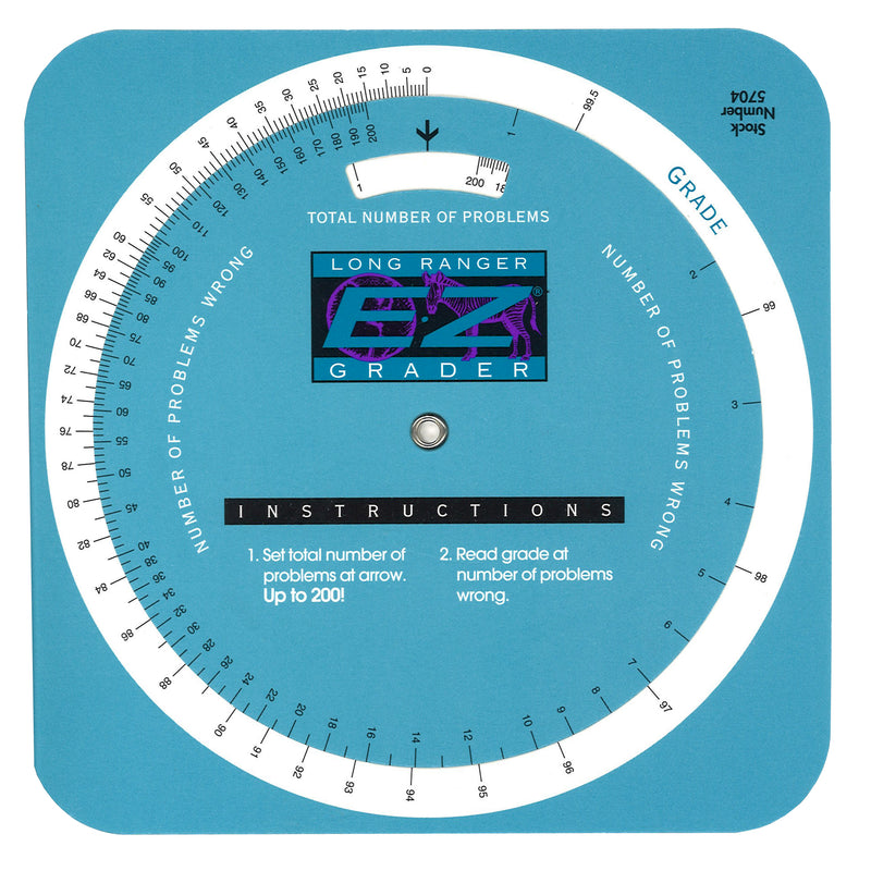 (3 Ea) E-z Grader Circular Long Ranger Score Up To 200 Questions