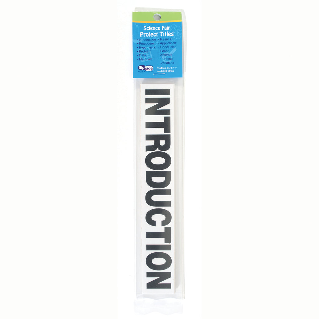 Project Board Titles Black 13-pk