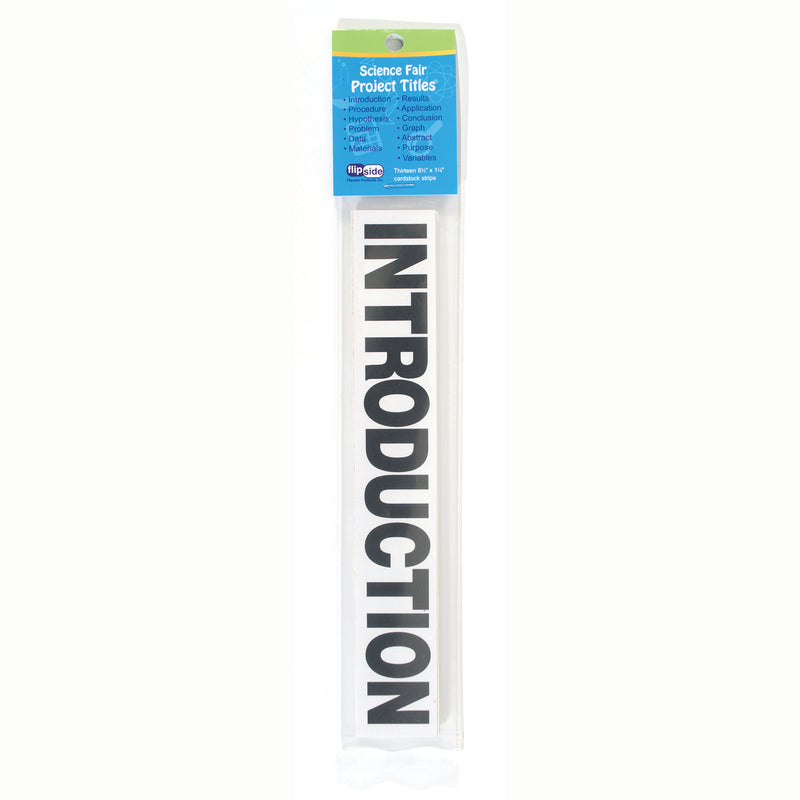 Project Board Titles Black 13-pk
