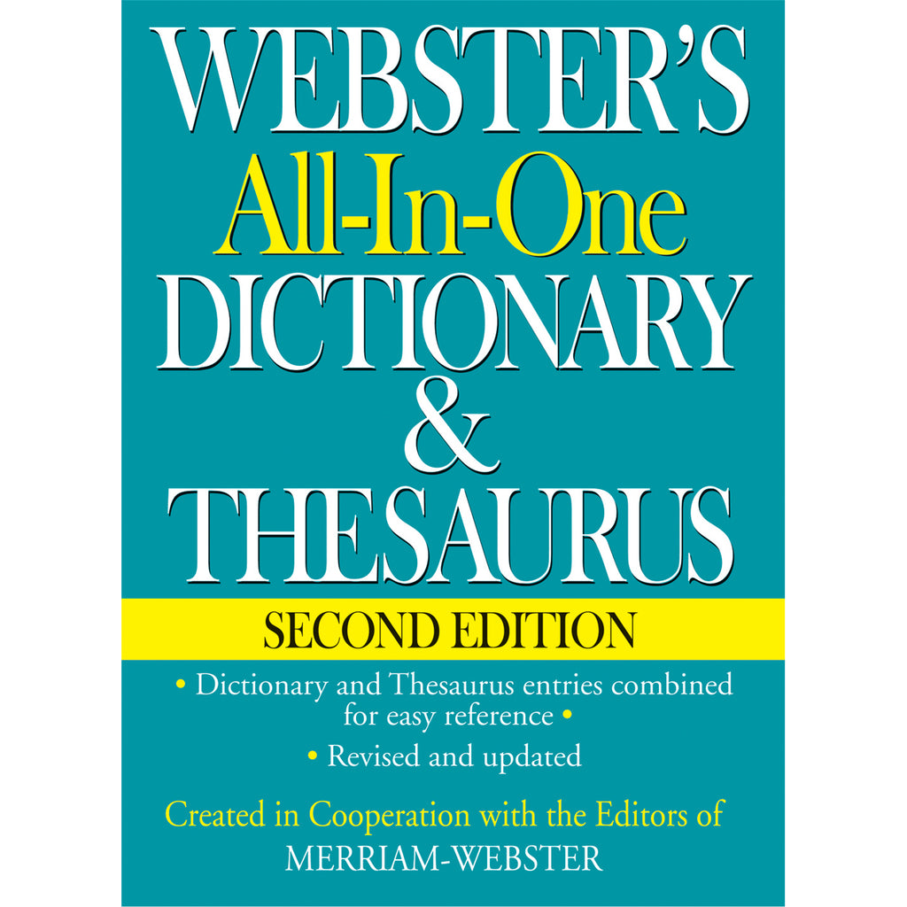 Websters All In One Dictionary & Thesaurus Second Edition