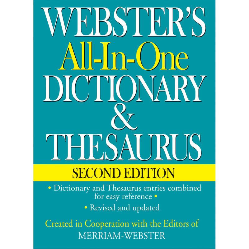 Websters All In One Dictionary & Thesaurus Second Edition