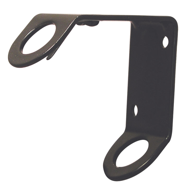Stamped Steel Flag Bracket Black Enamel Finish