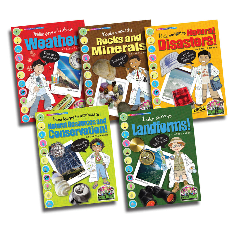 Science Alliance Earth Science Set Of All 5 Titles