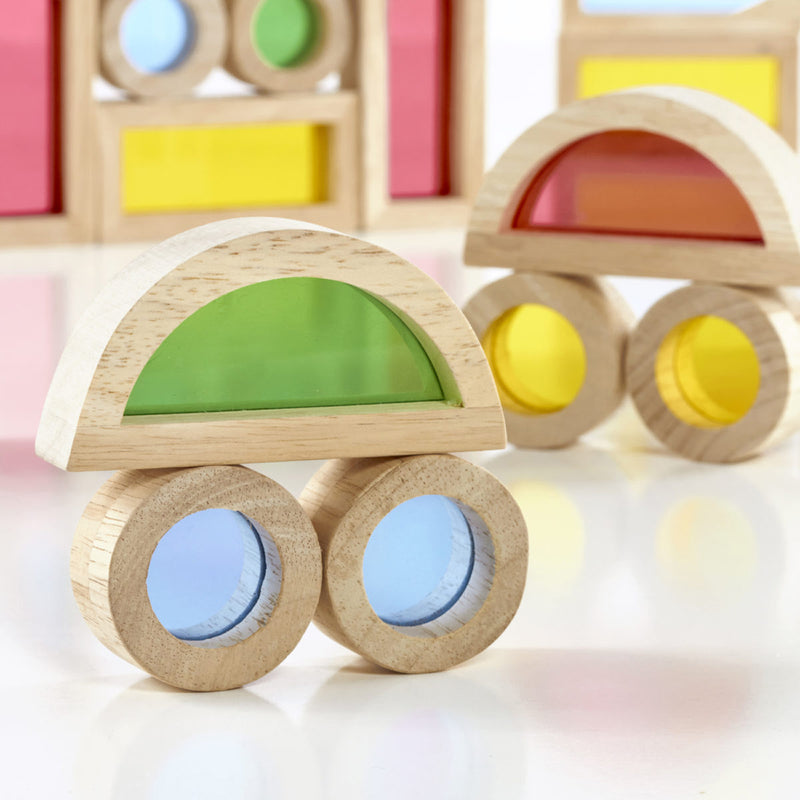 Jr Rainbow Blocks 40 Piece Set