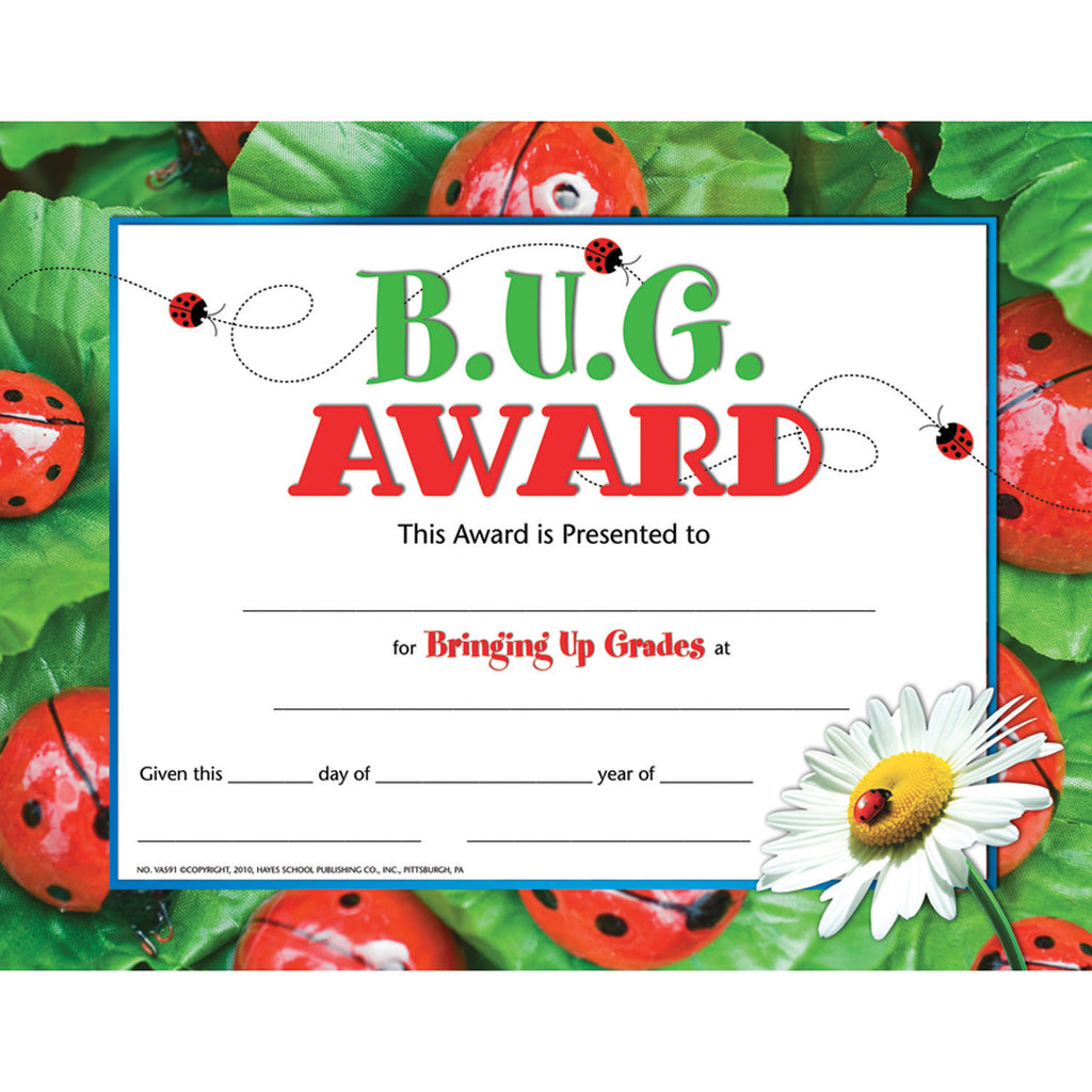 (3 Pk) Bug Award 30 Per Pk