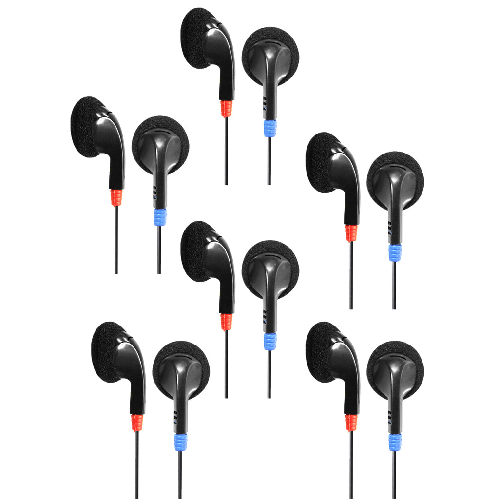 (6 Ea) Ear Bud Headphone