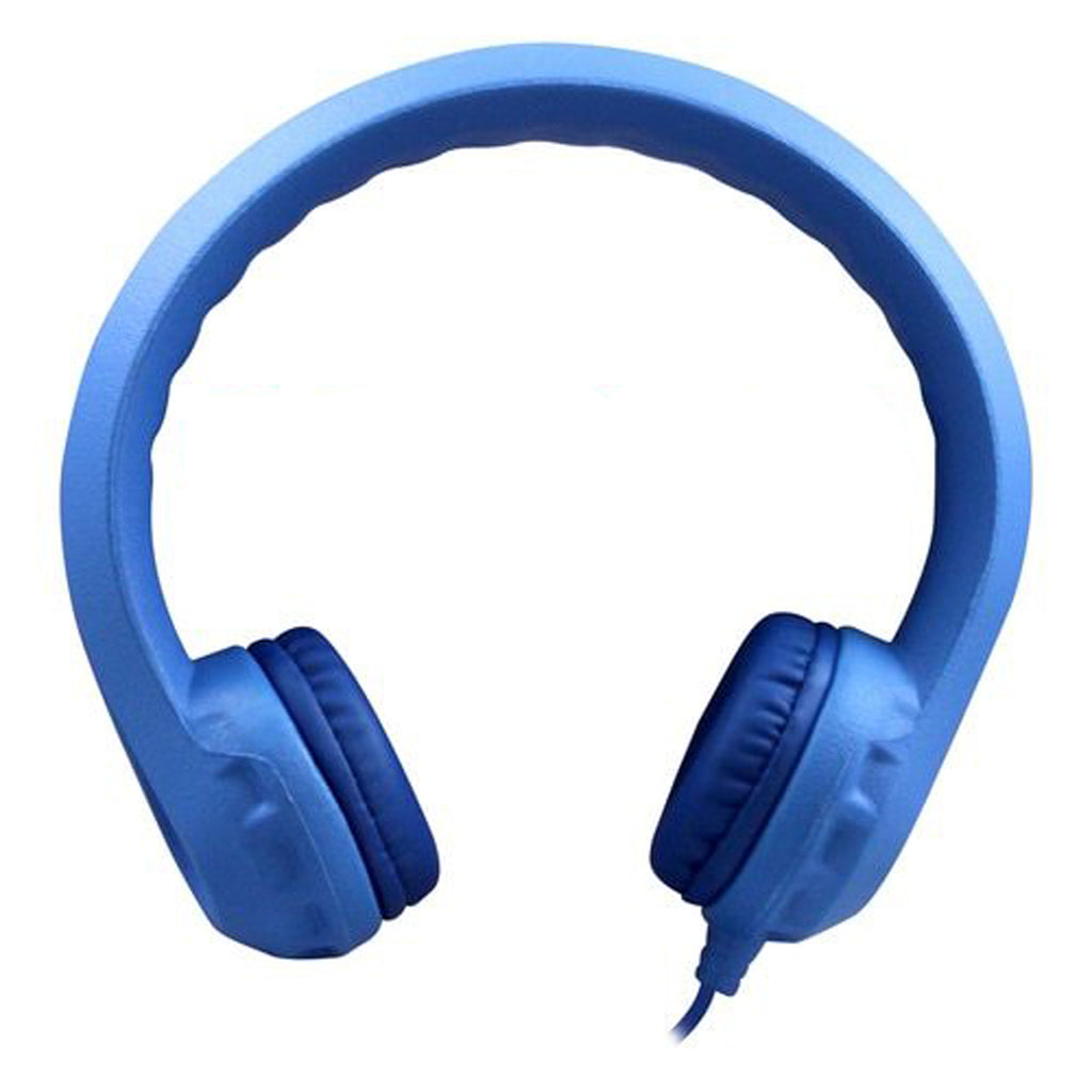 Flex-phones Indestructible Blu Foam Headphones