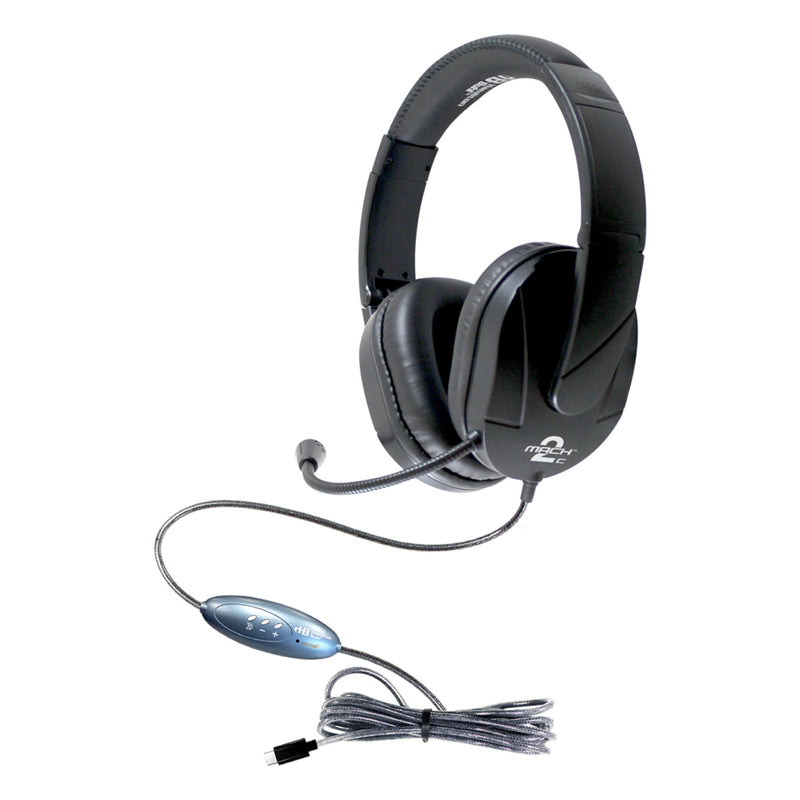 Headset Over Ear Mic Usb