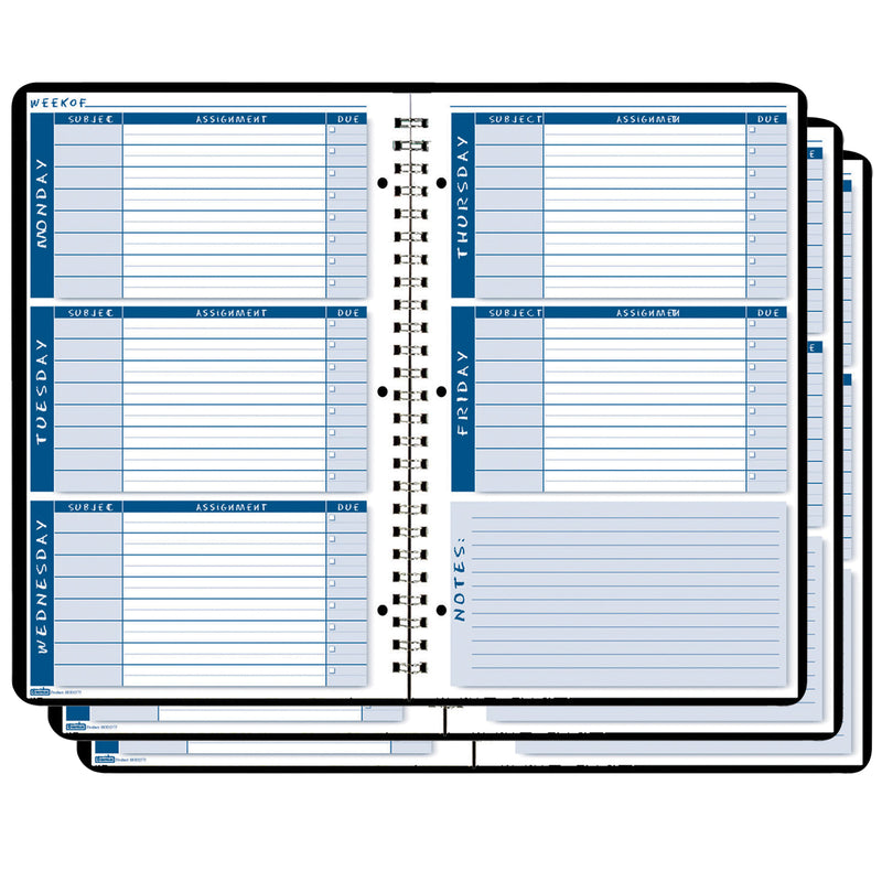 (3 Ea) Non-dated Assignment Book