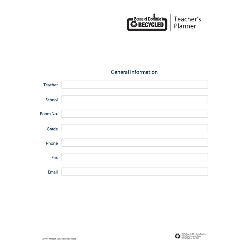 Teachers Planner