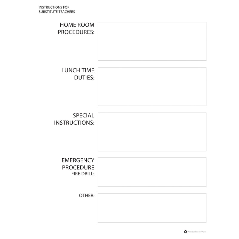 Weekly Lesson Planner Blue Simulated Leather Cover
