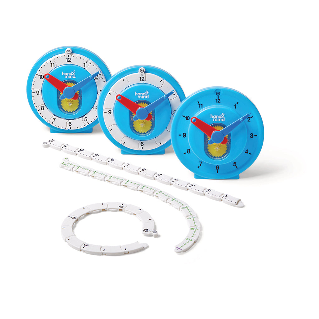 NumberLine Clock: Deluxe Set of 6