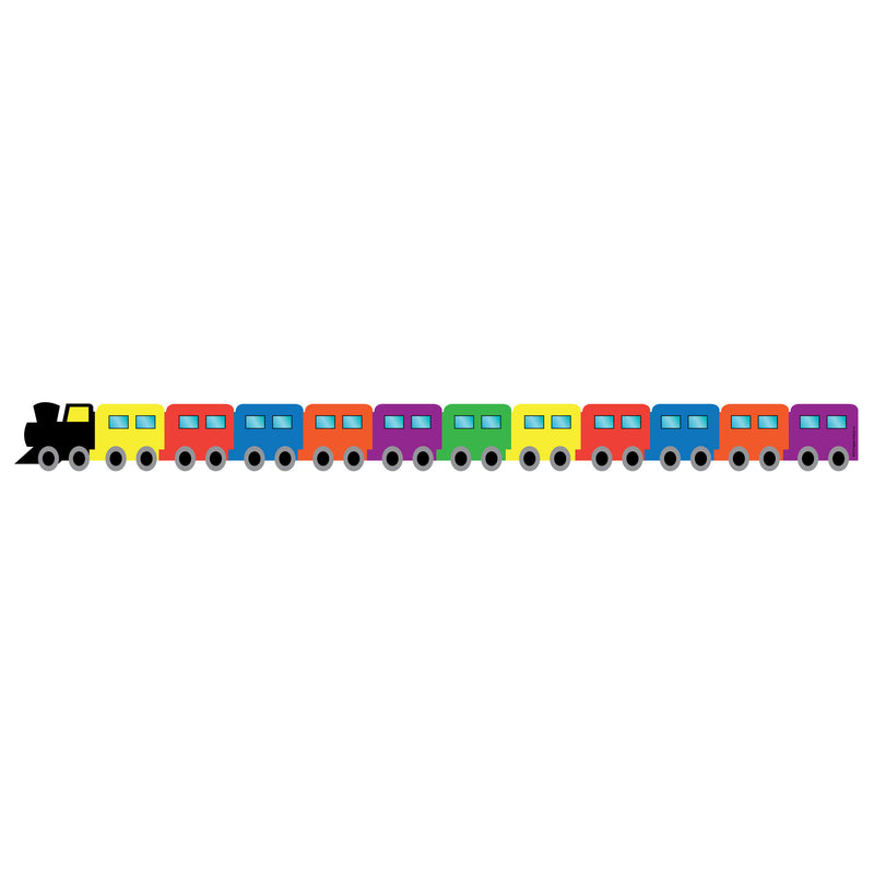 Train Die-cut Border