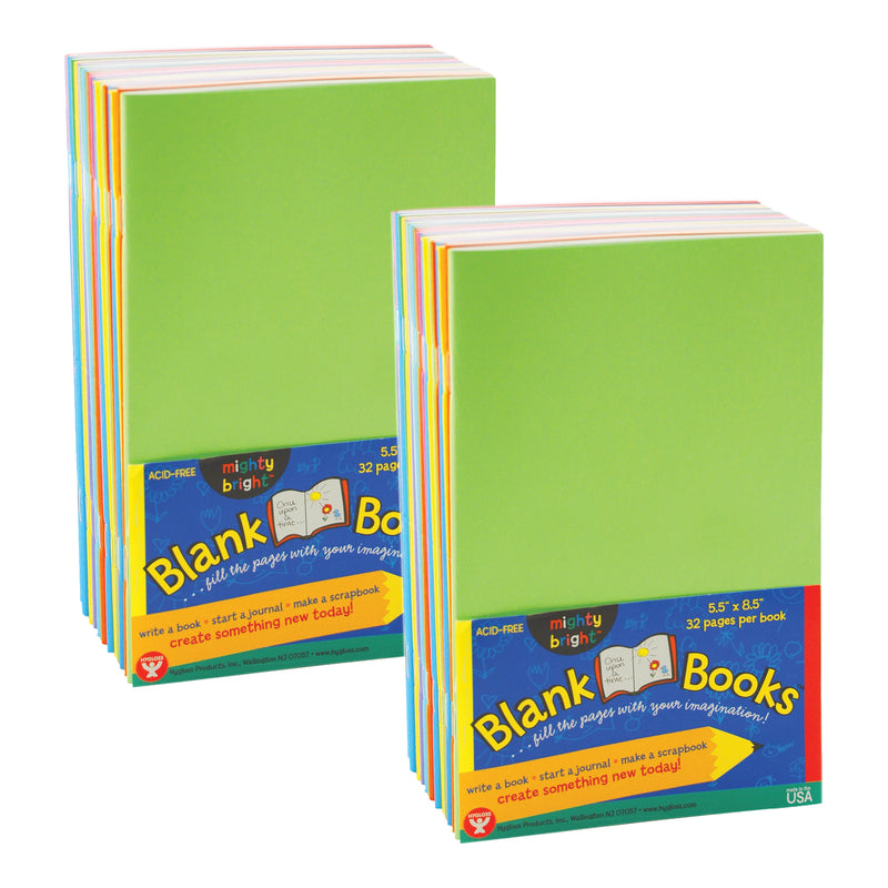 (2 Ea) Mighty Brights Books 32 Pg 5 1/2x8 1/2 10 Bk Asst Clrs