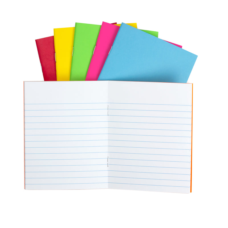 24ct Bright Colors Lined Blank Book 4.25 X 5.5in