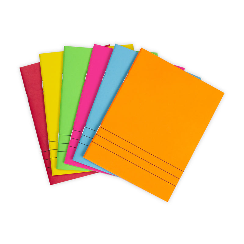 24ct Bright Colors Lined Blank Book 4.25 X 5.5in