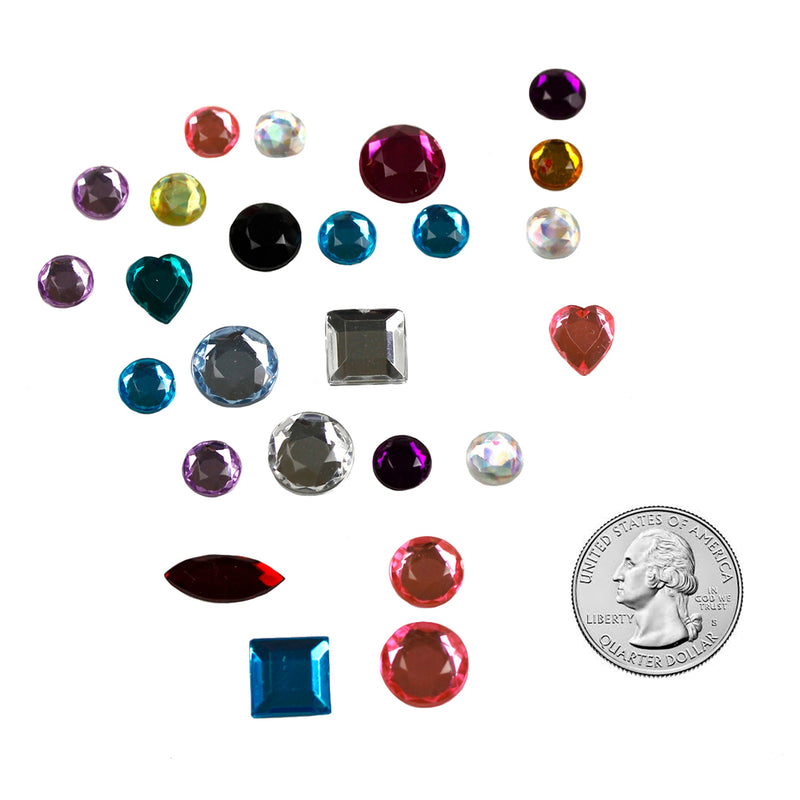 Acrylic Gemstones 3 Oz