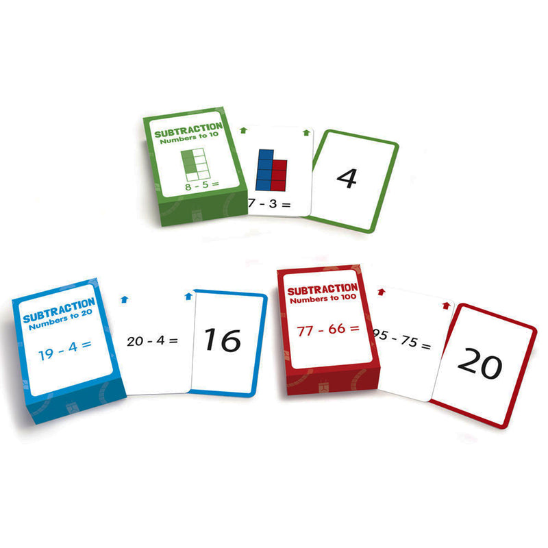 Subtraction Flash Cards