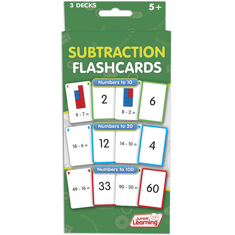 Subtraction Flash Cards