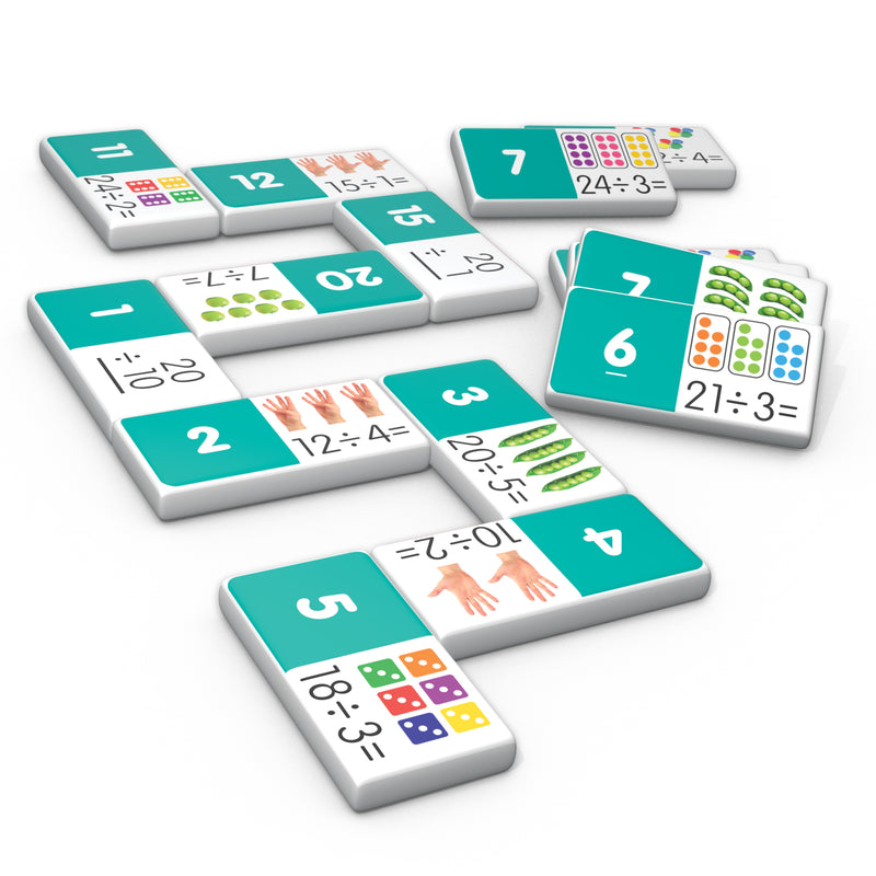 Division Match & Learn Dominoes