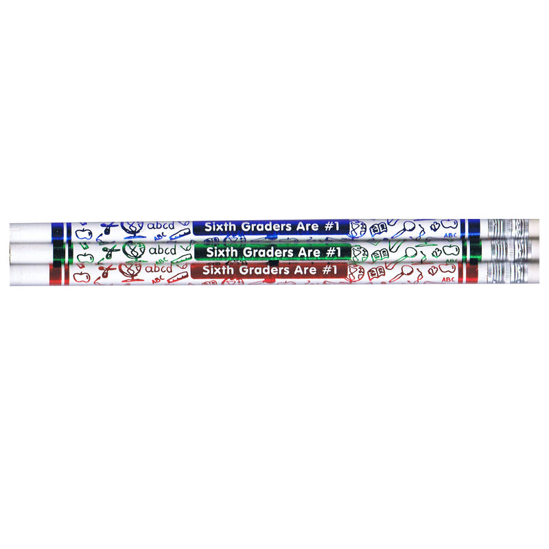 (12 Dz) Pencils 6th Gradrs Are No 1 12 Per Pk White