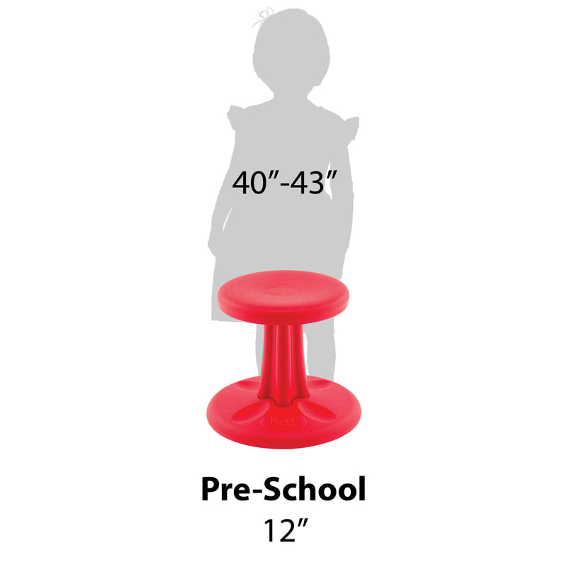 Preschool Wobble Chair 12in Red