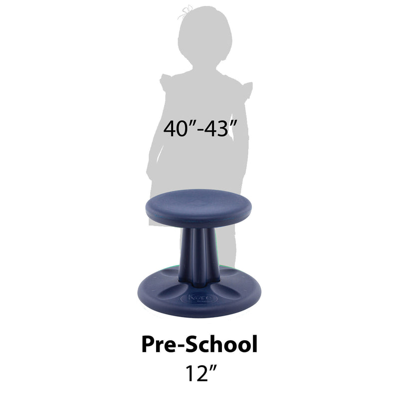 Preschool Wobble Chair 12in Dk Blue