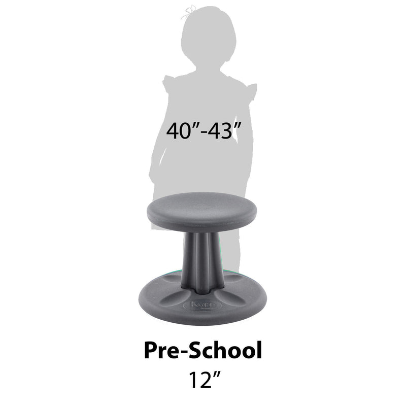 Preschool Wobble Chair 12in Dk Grey